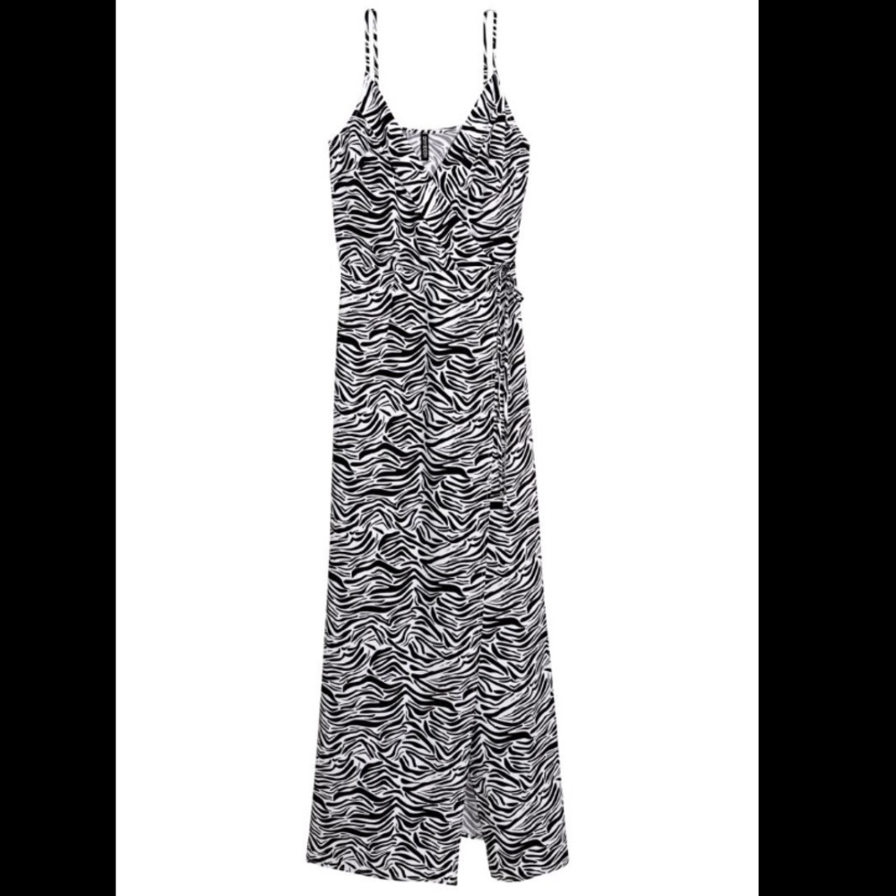 H&M ZEBRA MAXI DRESS